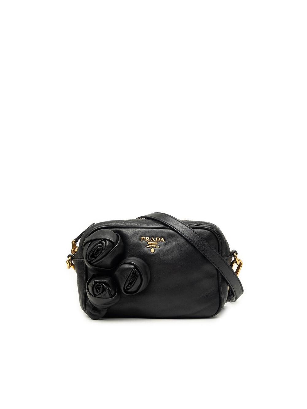 Prada Nappa Rosette Crossbody Pre-Loved #340514P60B